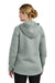 Nike NKFQ4798 Womens Tech Fleece Full Zip Hooded Sweatshirt Hoodie Heather Dark Grey Model Back