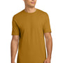 Next Level Mens Fine Jersey Short Sleeve Crewneck T-Shirt - Antique Gold