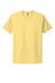 Next Level NL3600/3600 Mens Fine Jersey Short Sleeve Crewneck T-Shirt Banana Cream Yellow Flat Front