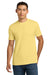 Next Level NL3600/3600 Mens Fine Jersey Short Sleeve Crewneck T-Shirt Banana Cream Yellow Model Front