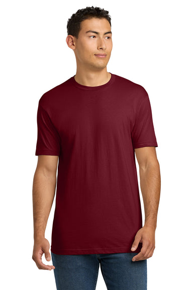 Next Level NL3600/3600 Mens Fine Jersey Short Sleeve Crewneck T-Shirt Cardinal Red Model Front