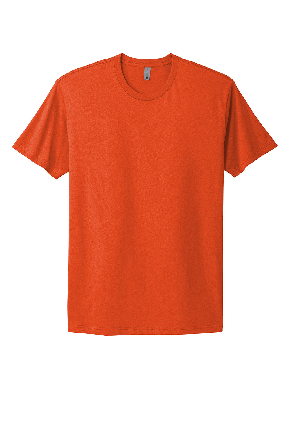 Next Level NL3600/3600 Mens Fine Jersey Short Sleeve Crewneck T-Shirt Classic Orange Flat Front