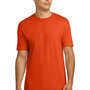 Next Level Mens Fine Jersey Short Sleeve Crewneck T-Shirt - Classic Orange