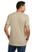 Next Level NL3600/3600 Mens Fine Jersey Short Sleeve Crewneck T-Shirt Cream Model Back