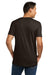 Next Level NL3600/3600 Mens Fine Jersey Short Sleeve Crewneck T-Shirt Dark Chocolate Brown Model Back