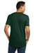 Next Level NL3600/3600 Mens Fine Jersey Short Sleeve Crewneck T-Shirt Forest Green Model Back