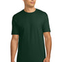 Next Level Mens Fine Jersey Short Sleeve Crewneck T-Shirt - Forest Green