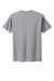 Next Level NL3600/3600 Mens Fine Jersey Short Sleeve Crewneck T-Shirt Heather Grey Flat Back