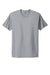 Next Level NL3600/3600 Mens Fine Jersey Short Sleeve Crewneck T-Shirt Heather Grey Flat Front