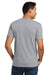 Next Level NL3600/3600 Mens Fine Jersey Short Sleeve Crewneck T-Shirt Heather Grey Model Back