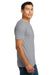 Next Level NL3600/3600 Mens Fine Jersey Short Sleeve Crewneck T-Shirt Heather Grey Model Side