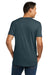 Next Level NL3600/3600 Mens Fine Jersey Short Sleeve Crewneck T-Shirt Indigo Blue Model Back