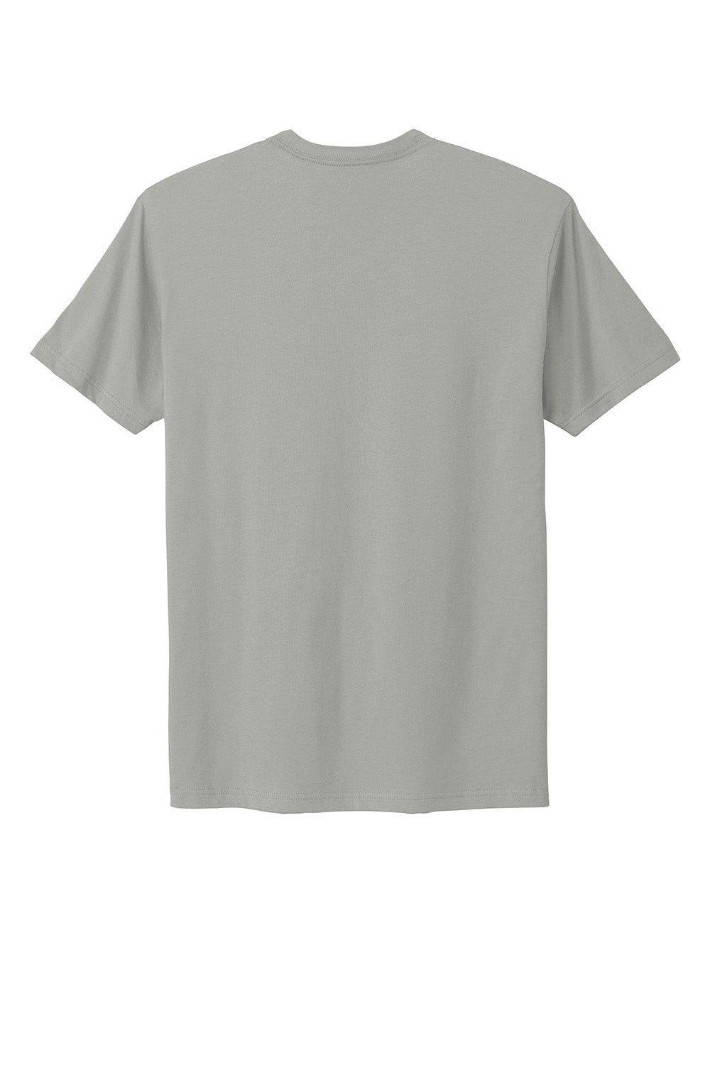 Next Level NL3600/3600 Mens Fine Jersey Short Sleeve Crewneck T-Shirt Light Grey Flat Back