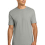 Next Level Mens Fine Jersey Short Sleeve Crewneck T-Shirt - Light Grey