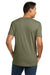 Next Level NL3600/3600 Mens Fine Jersey Short Sleeve Crewneck T-Shirt Light Olive Green Model Back