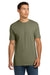 Next Level NL3600/3600 Mens Fine Jersey Short Sleeve Crewneck T-Shirt Light Olive Green Model Front