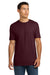 Next Level NL3600/3600 Mens Fine Jersey Short Sleeve Crewneck T-Shirt Maroon Model Front