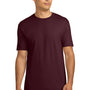 Next Level Mens Fine Jersey Short Sleeve Crewneck T-Shirt - Maroon