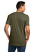 Next Level NL3600/3600 Mens Fine Jersey Short Sleeve Crewneck T-Shirt Military Green Model Back