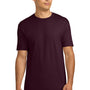 Next Level Mens Fine Jersey Short Sleeve Crewneck T-Shirt - Oxblood