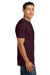 Next Level NL3600/3600 Mens Fine Jersey Short Sleeve Crewneck T-Shirt Oxblood Model Side