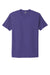 Next Level NL3600/3600 Mens Fine Jersey Short Sleeve Crewneck T-Shirt Purple Rush Flat Front