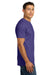 Next Level NL3600/3600 Mens Fine Jersey Short Sleeve Crewneck T-Shirt Purple Rush Model Side