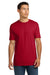 Next Level NL3600/3600 Mens Fine Jersey Short Sleeve Crewneck T-Shirt Red Model Front