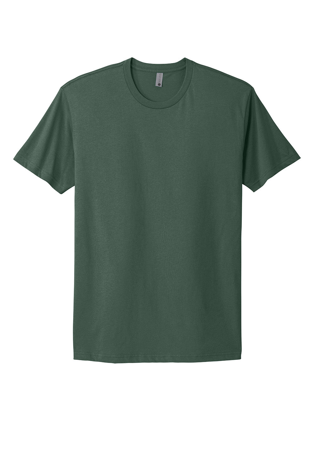 Next Level NL3600/3600 Mens Fine Jersey Short Sleeve Crewneck T-Shirt Royal Pine Green Flat Front