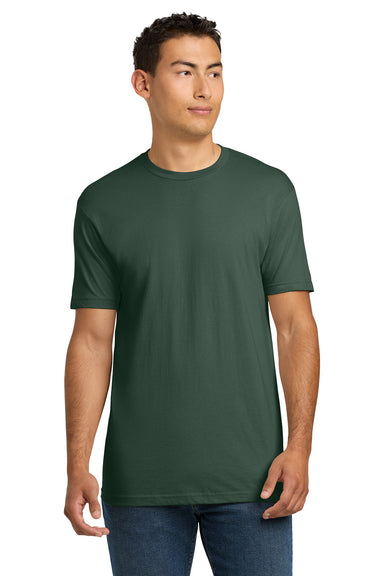 Next Level NL3600/3600 Mens Fine Jersey Short Sleeve Crewneck T-Shirt Royal Pine Green Model Front