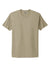 Next Level NL3600/3600 Mens Fine Jersey Short Sleeve Crewneck T-Shirt Tan Flat Front