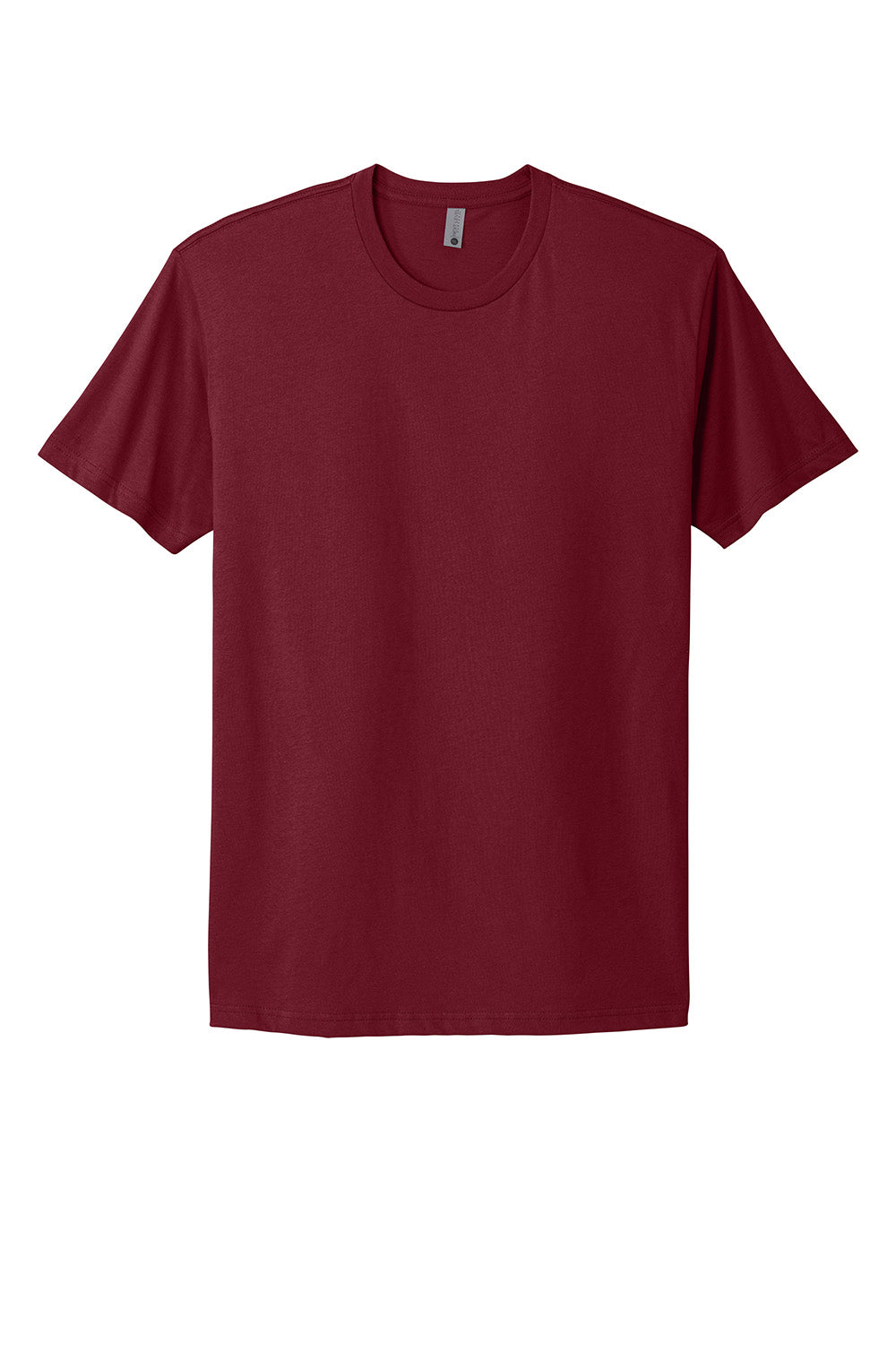 Next Level NL3600/3600 Mens Fine Jersey Short Sleeve Crewneck T-Shirt Cardinal Red Flat Front