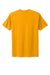 Next Level NL3600/3600 Mens Fine Jersey Short Sleeve Crewneck T-Shirt Gold Flat Back