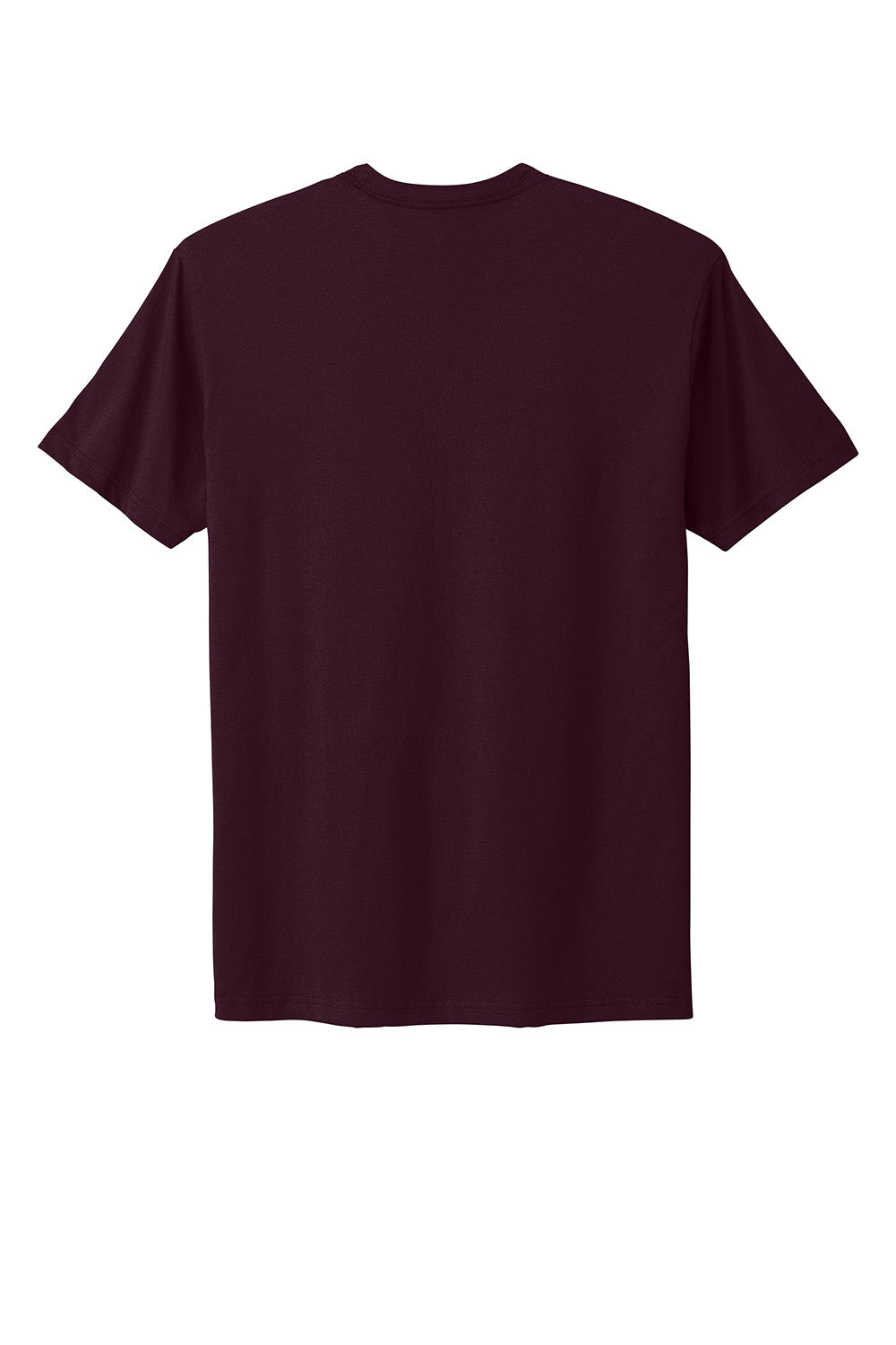 Next Level NL3600/3600 Mens Fine Jersey Short Sleeve Crewneck T-Shirt Oxblood Flat Back