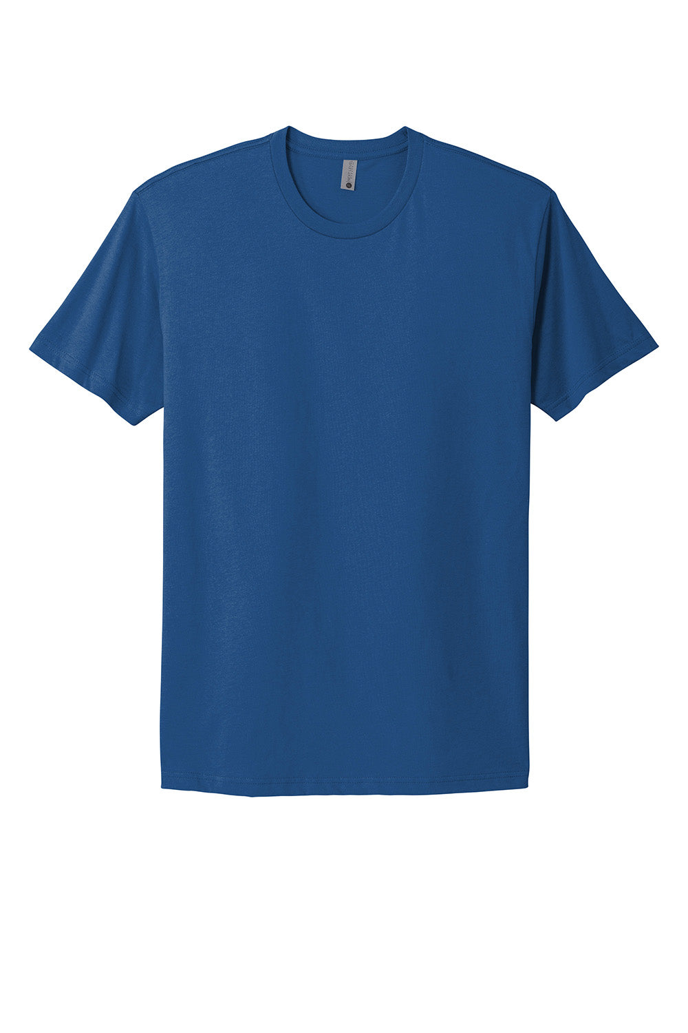 Next Level NL3600/3600 Mens Fine Jersey Short Sleeve Crewneck T-Shirt Royal Blue Flat Front