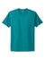 Next Level NL3600/3600 Mens Fine Jersey Short Sleeve Crewneck T-Shirt Teal Blue Flat Front