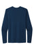 Next Level NL3601/N3601/3601 Mens Fine Jersey Long Sleeve Crewneck T-Shirt Cool Blue Flat Back