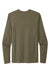 Next Level NL3601/N3601/3601 Mens Fine Jersey Long Sleeve Crewneck T-Shirt Military Green Flat Back