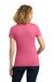 Next Level NL3900/N3900/3900 Womens Boyfriend Fine Jersey Short Sleeve Crewneck T-Shirt Hot Pink Model Back