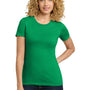 Next Level Womens Boyfriend Fine Jersey Short Sleeve Crewneck T-Shirt - Kelly Green