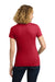 Next Level NL3900/N3900/3900 Womens Boyfriend Fine Jersey Short Sleeve Crewneck T-Shirt Red Model Back