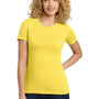 Next Level Womens Boyfriend Fine Jersey Short Sleeve Crewneck T-Shirt - Vibrant Yellow