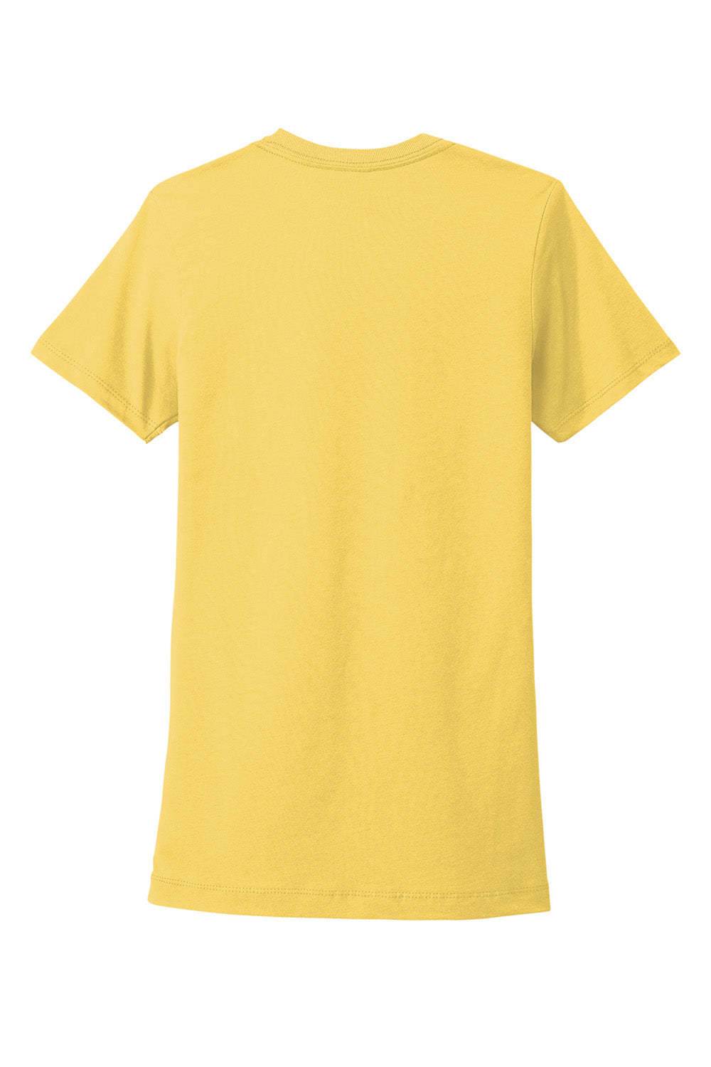 Next Level NL3900/N3900/3900 Womens Boyfriend Fine Jersey Short Sleeve Crewneck T-Shirt Banana Cream Yellow Flat Back