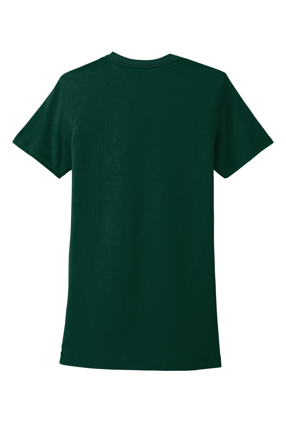 Next Level NL3900/N3900/3900 Womens Boyfriend Fine Jersey Short Sleeve Crewneck T-Shirt Forest Green Flat Back