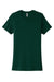 Next Level NL3900/N3900/3900 Womens Boyfriend Fine Jersey Short Sleeve Crewneck T-Shirt Forest Green Flat Front