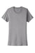 Next Level NL3900/N3900/3900 Womens Boyfriend Fine Jersey Short Sleeve Crewneck T-Shirt Heather Grey Flat Back