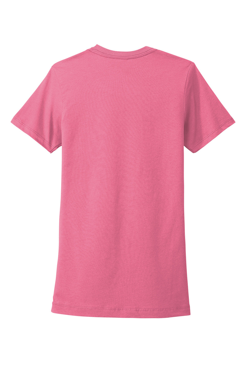 Next Level NL3900/N3900/3900 Womens Boyfriend Fine Jersey Short Sleeve Crewneck T-Shirt Hot Pink Flat Back