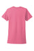 Next Level NL3900/N3900/3900 Womens Boyfriend Fine Jersey Short Sleeve Crewneck T-Shirt Hot Pink Flat Back