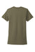 Next Level NL3900/N3900/3900 Womens Boyfriend Fine Jersey Short Sleeve Crewneck T-Shirt Light Olive Flat Back