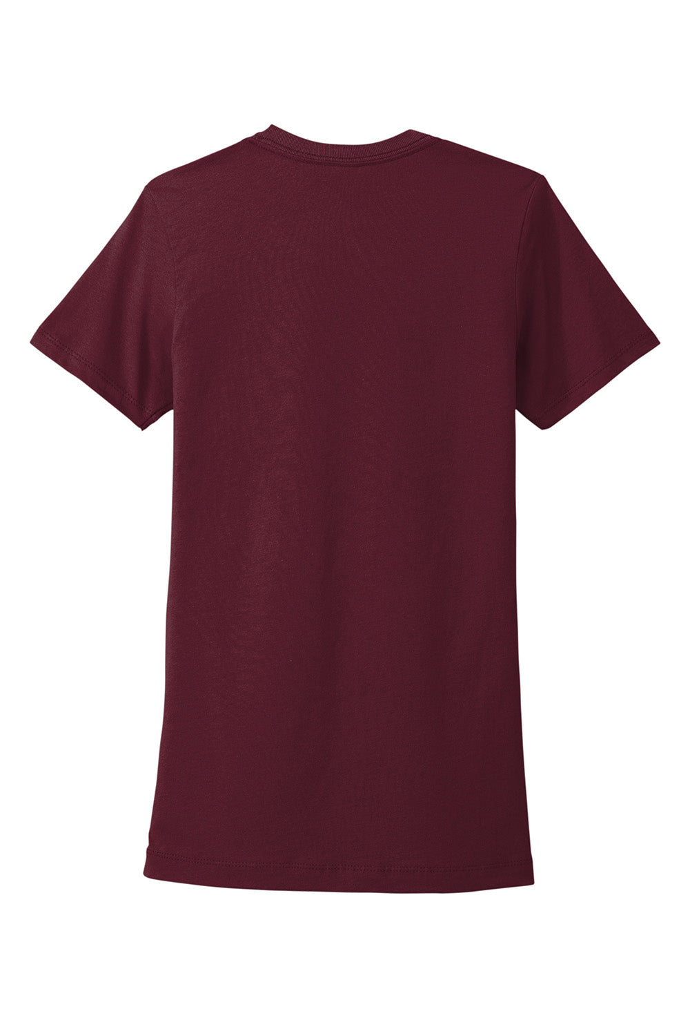 Next Level NL3900/N3900/3900 Womens Boyfriend Fine Jersey Short Sleeve Crewneck T-Shirt Maroon Flat Back